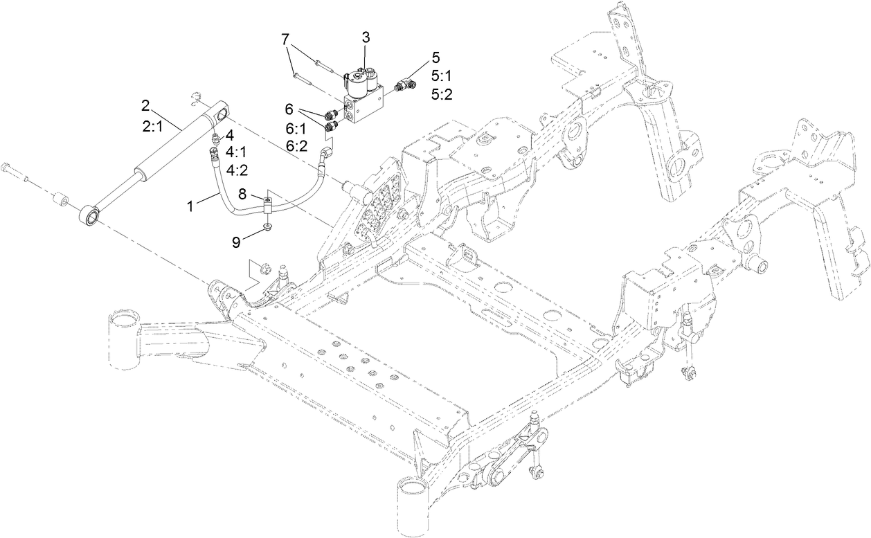 Hydraulic Lift Fold Assembly