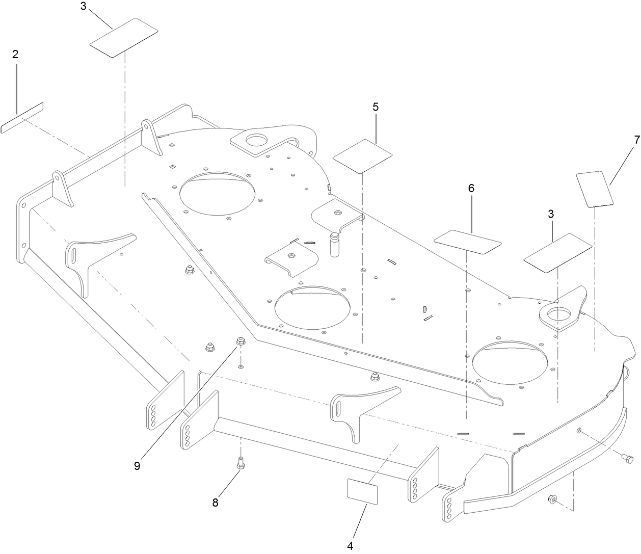 Deck Decal Assembly No. 138-6805