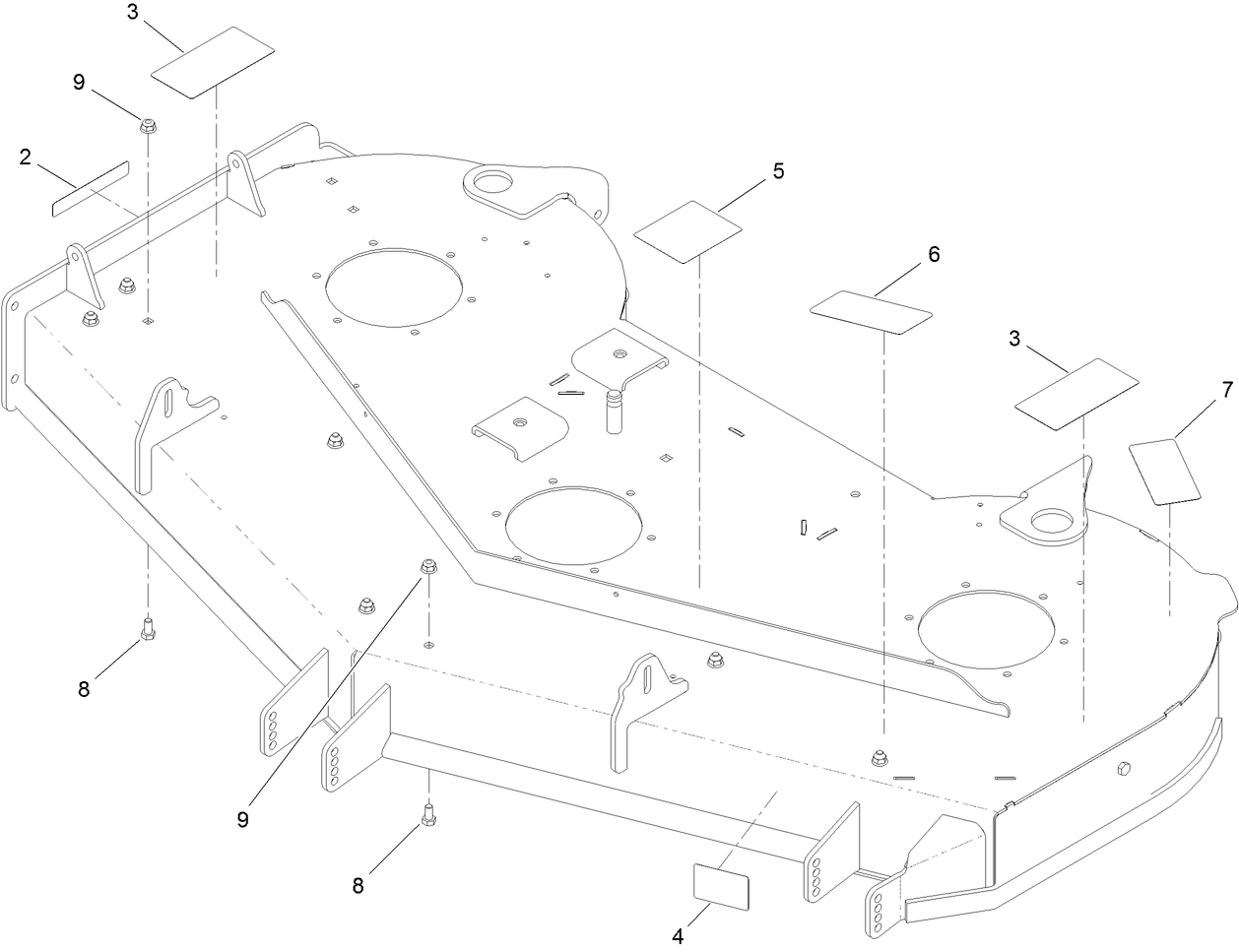 Deck Decal Assembly No. 138-6880