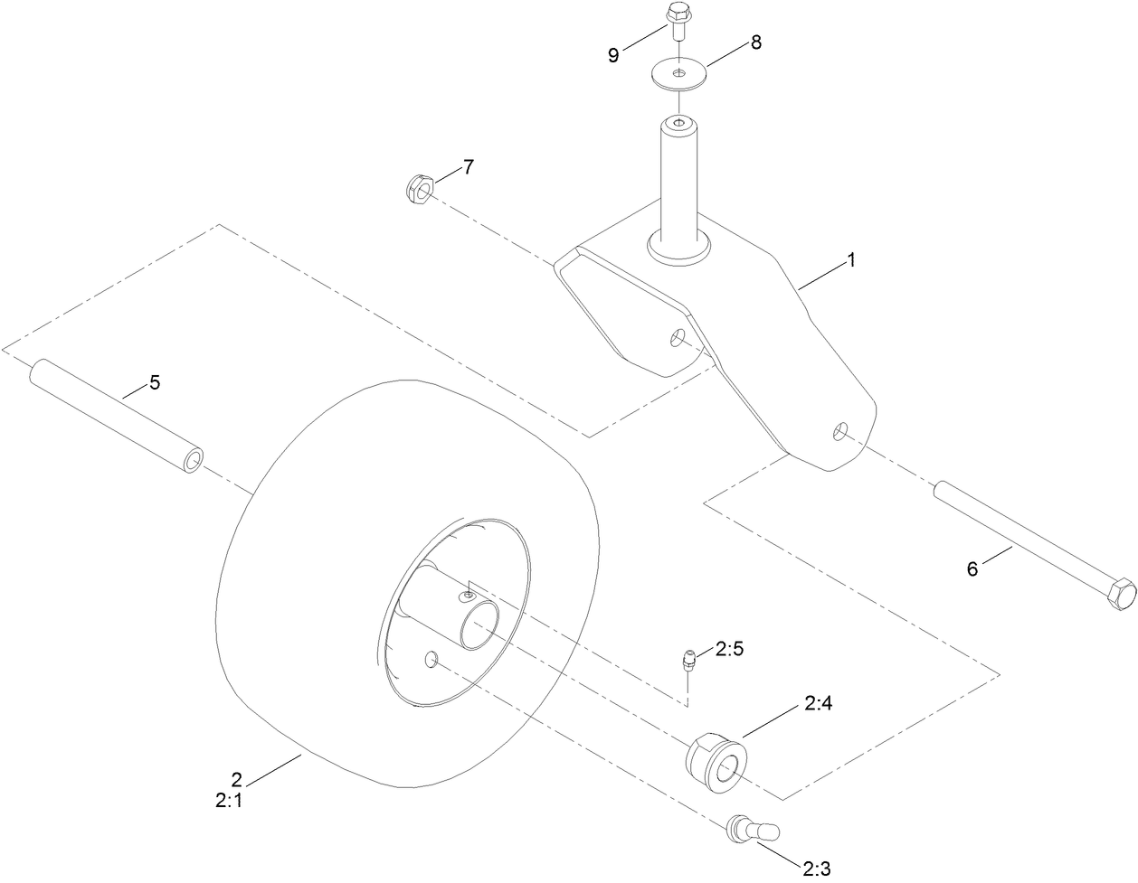 Tire and Caster Assembly