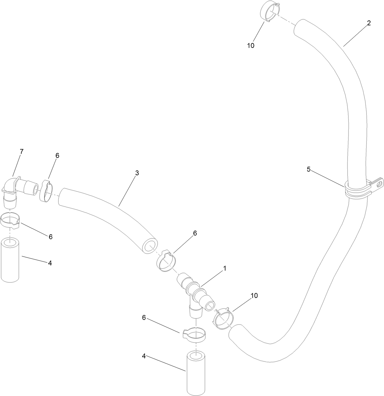 Hydraulic Hose Assembly No. 139-4059