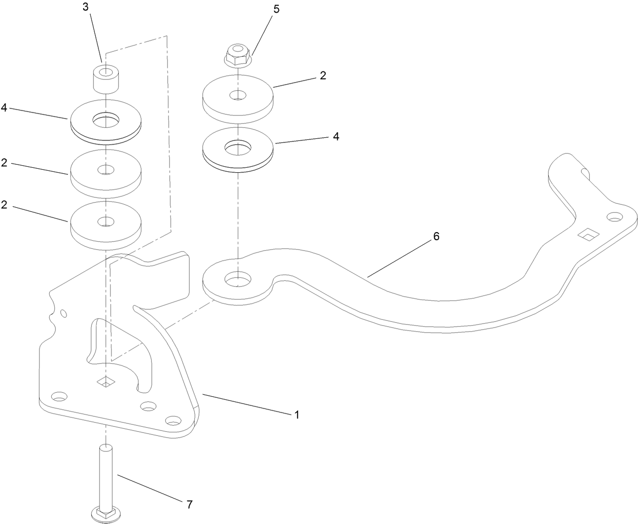 Idler Arm Assembly No. 139-2899