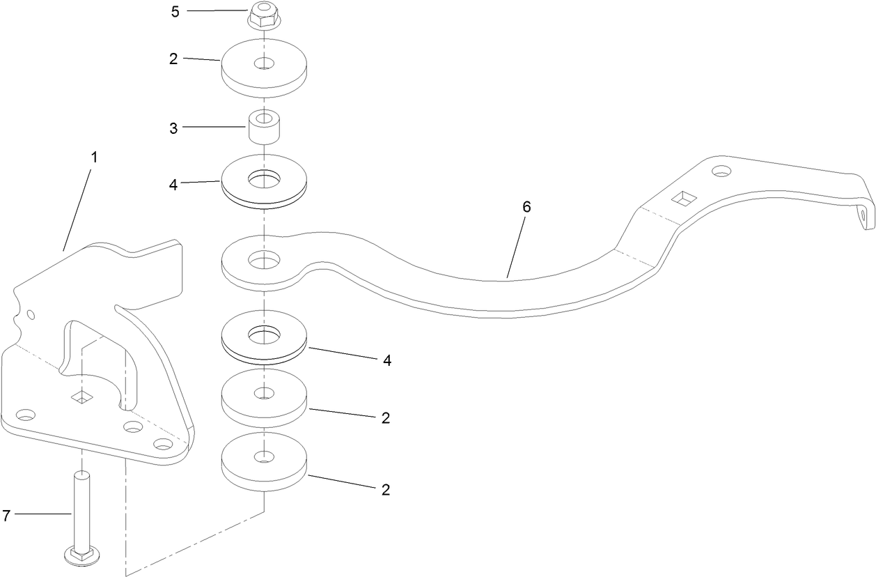 Idler Arm Pivot Assembly No. 138-1027
