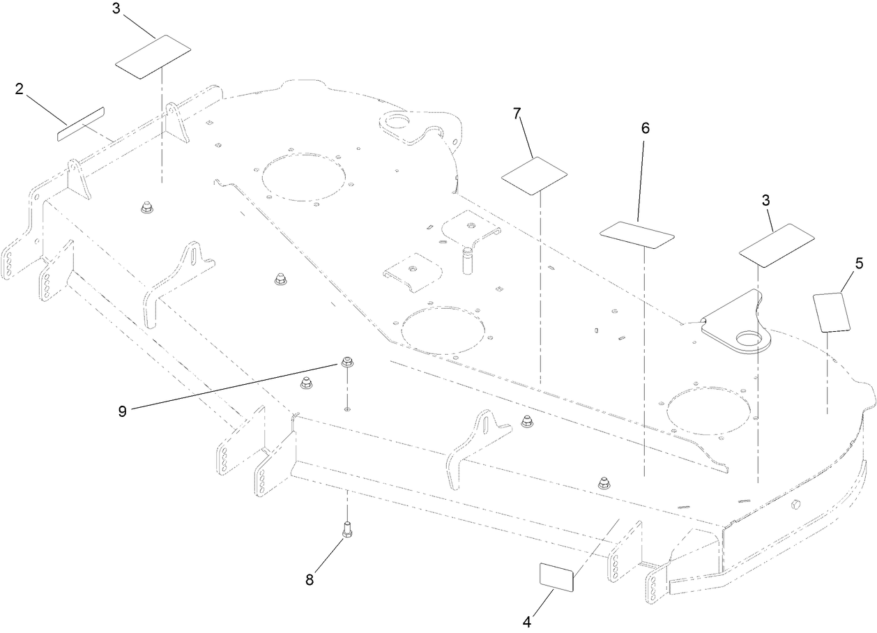 Deck Decal Assembly No. 138-1049