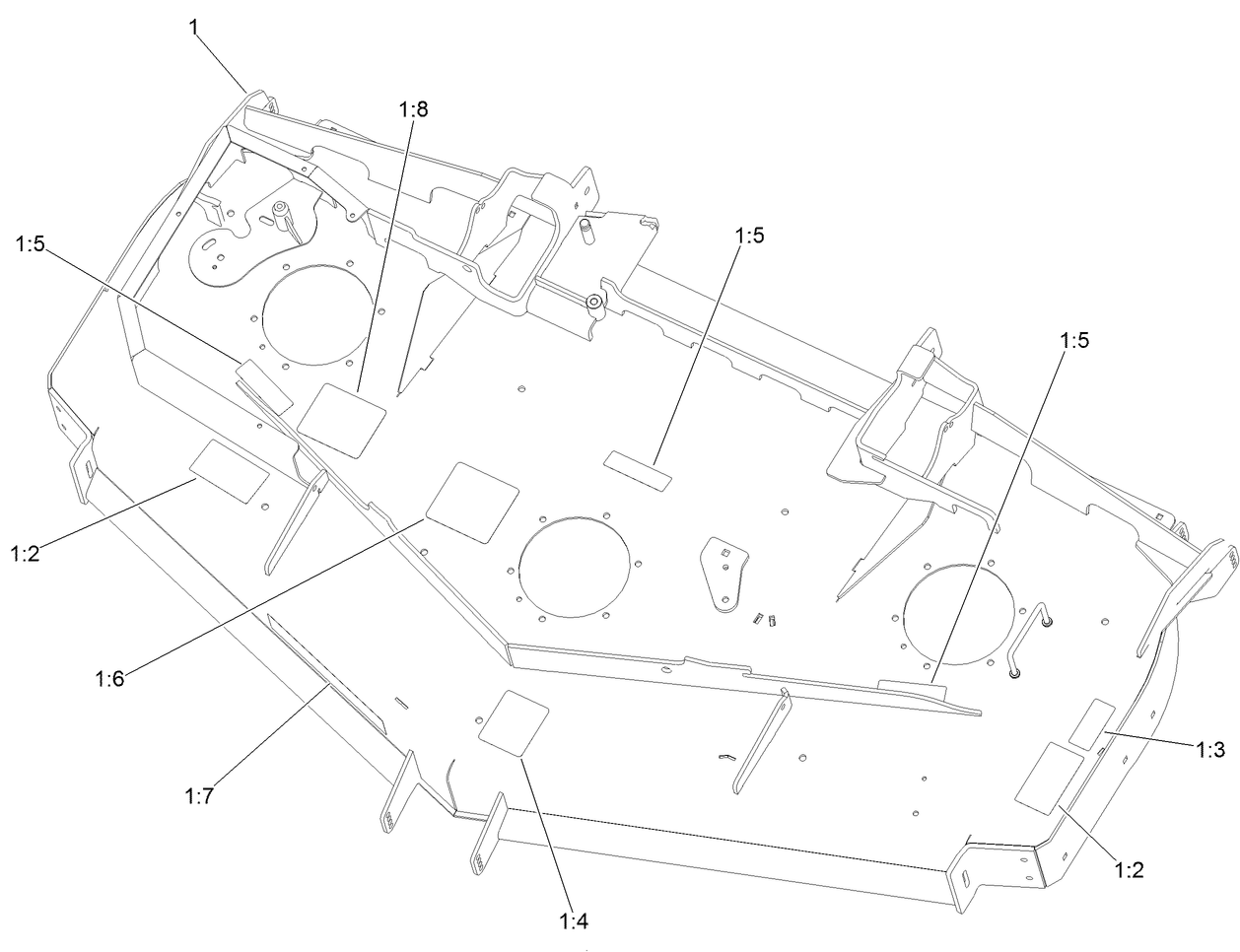 Deck Decal Assembly No. 139-8132