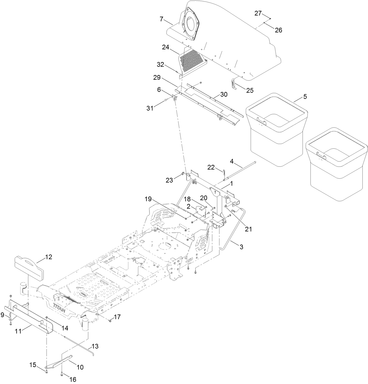 Bagger and Weight Assembly