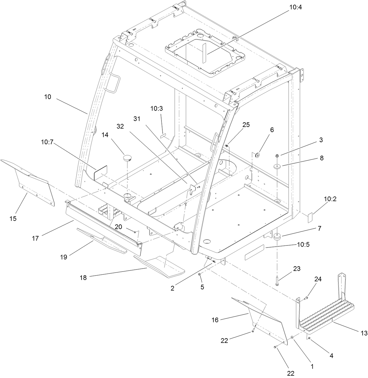 Operator Platform Assembly