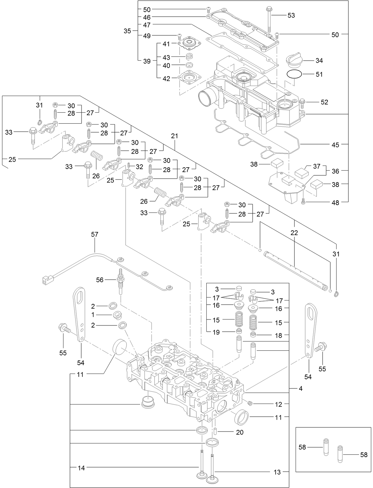Cylinder Head and Cover Assembly