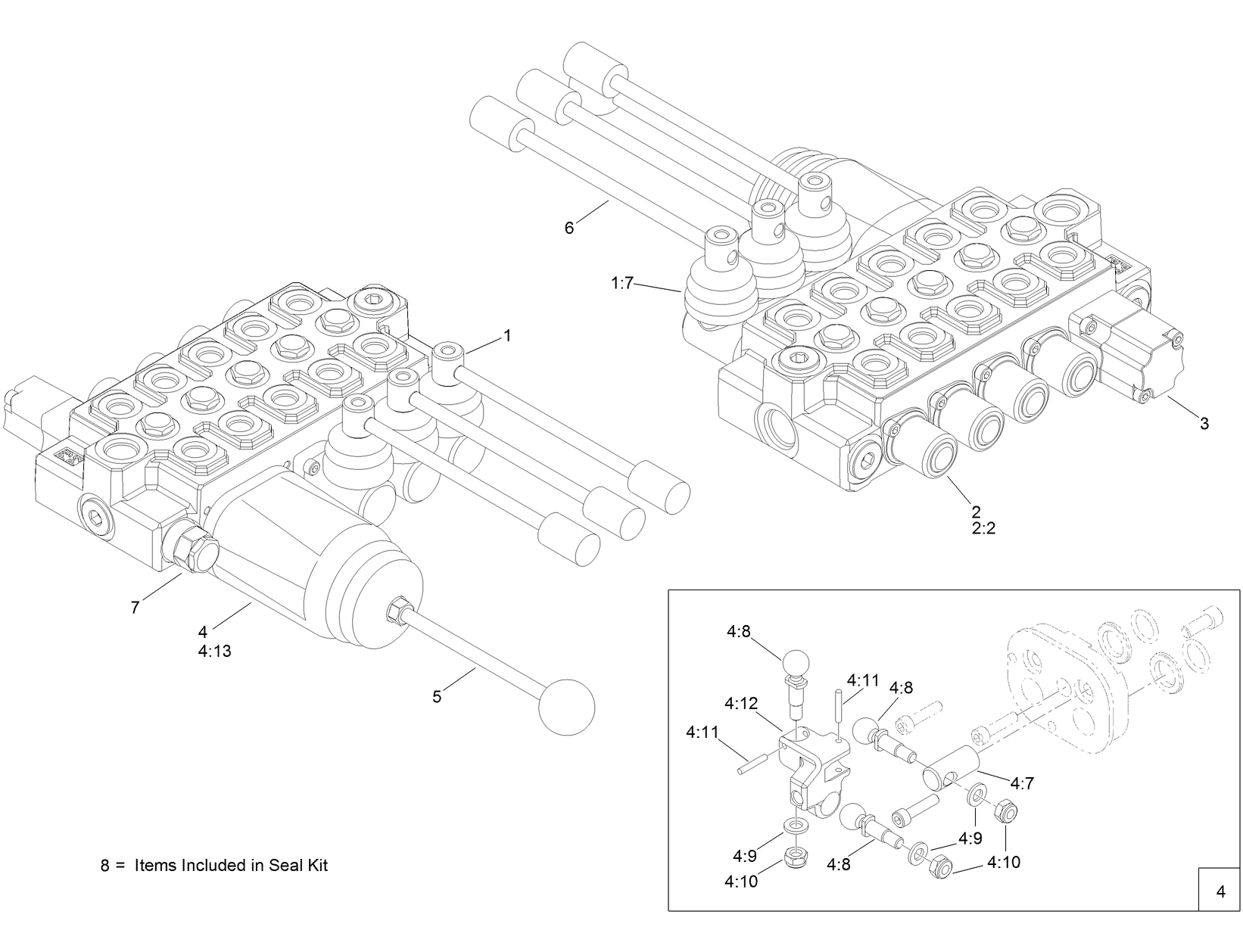 Hydraulic Control Valve Assembly No. AU125537