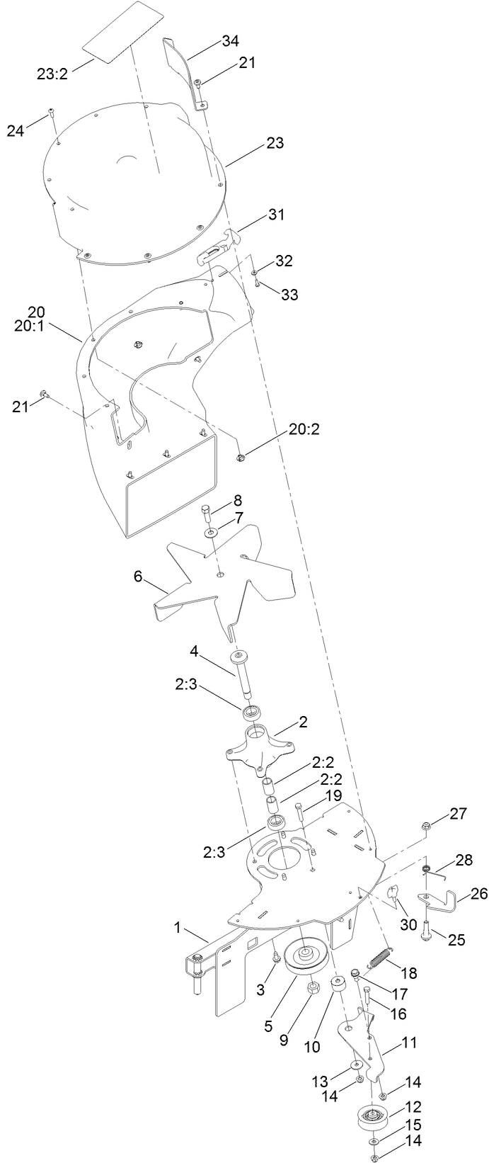 Blower Housing Assembly No. 140-5032