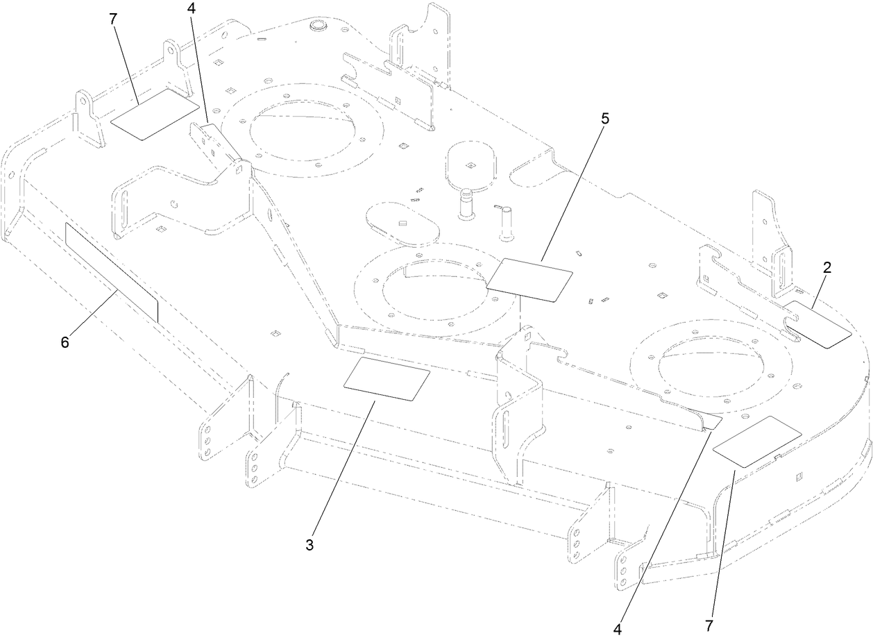 Deck Decal Assembly No. 126-8956