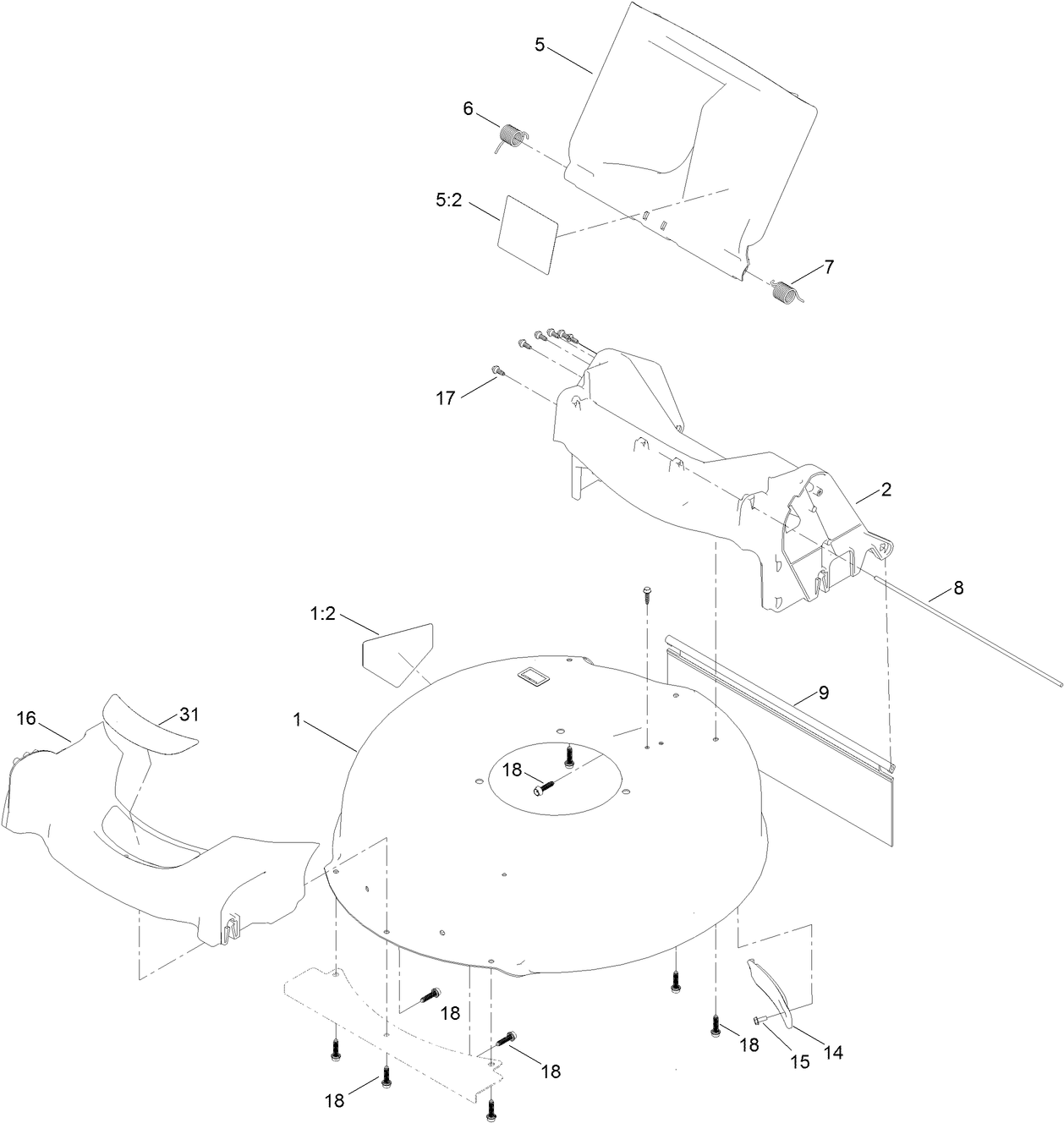 Housing and Chute Assembly