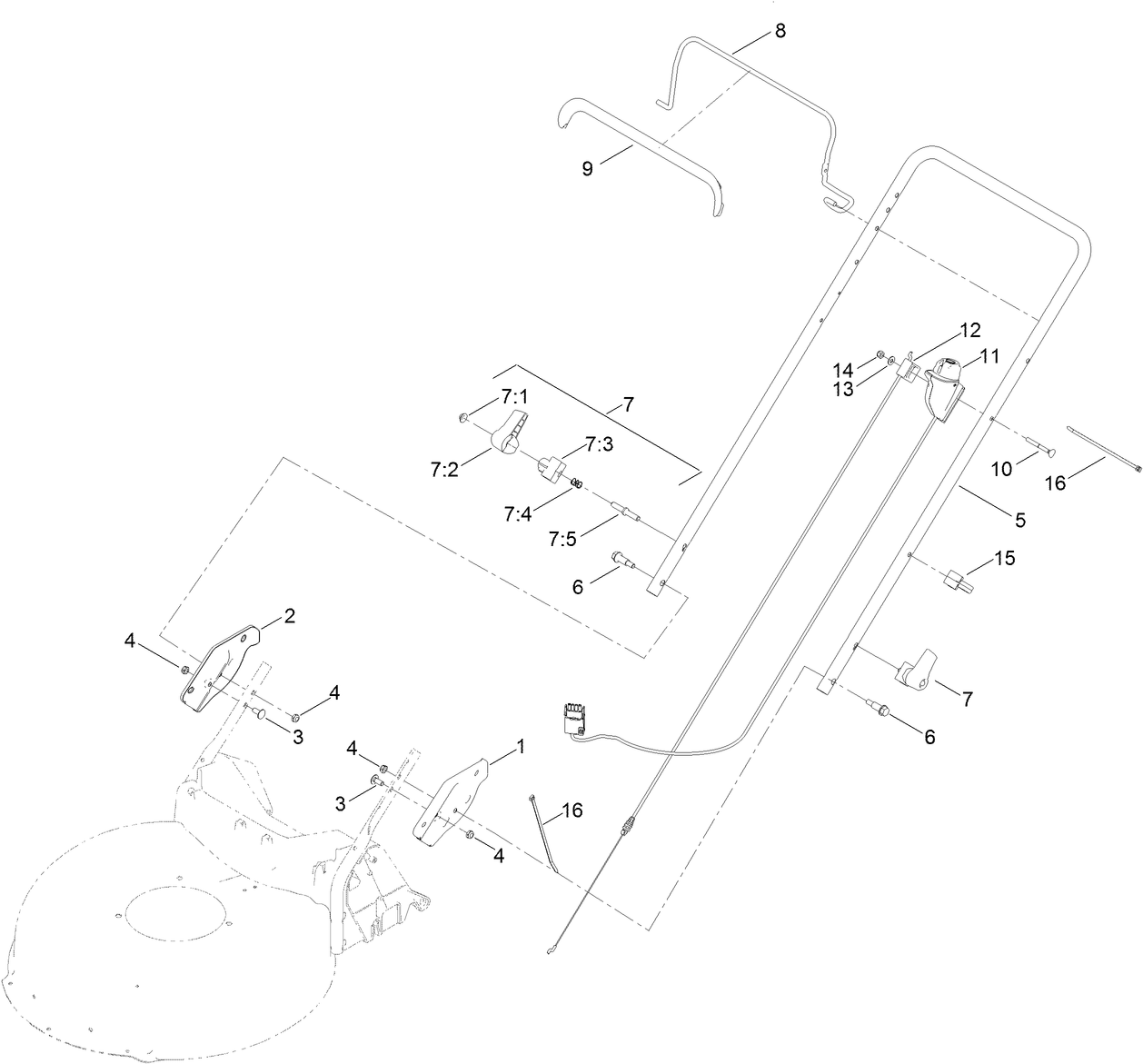 Upper Handle Assembly