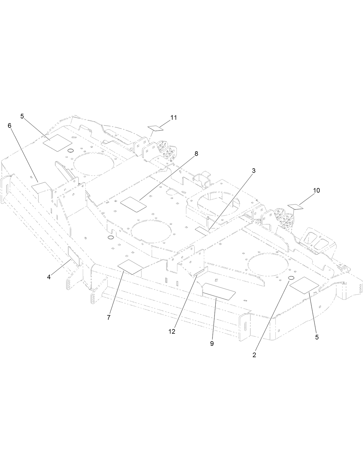 Deck Decal Assembly No. 138-4516SP