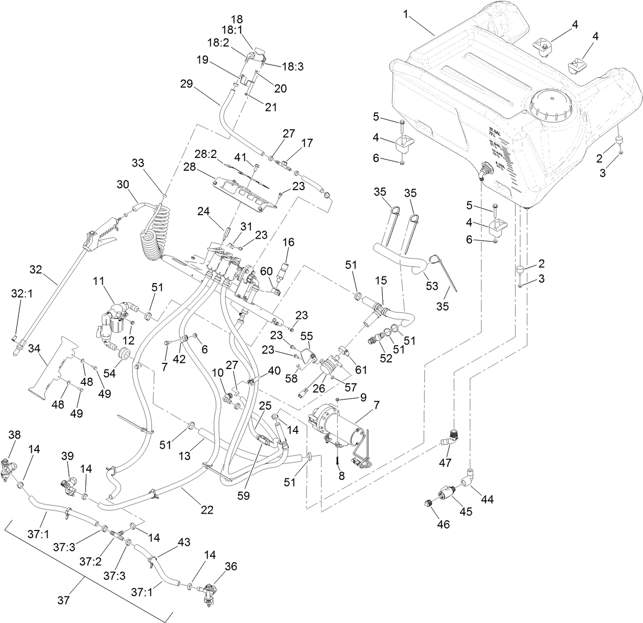 Spray System Assembly