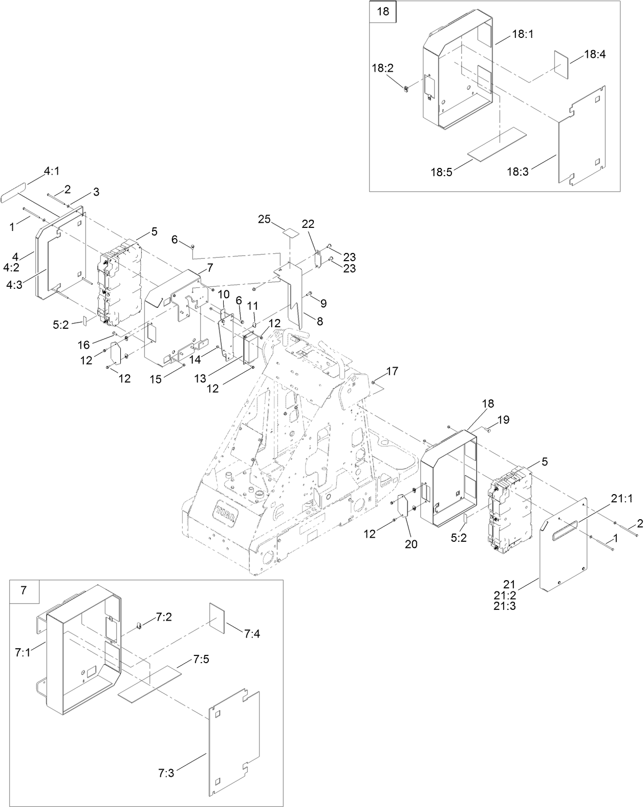 Saddlebag Battery Frame Assembly