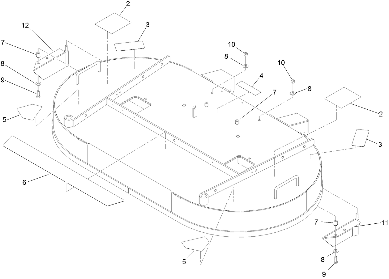 Deck Decal Assembly No. 142-2922