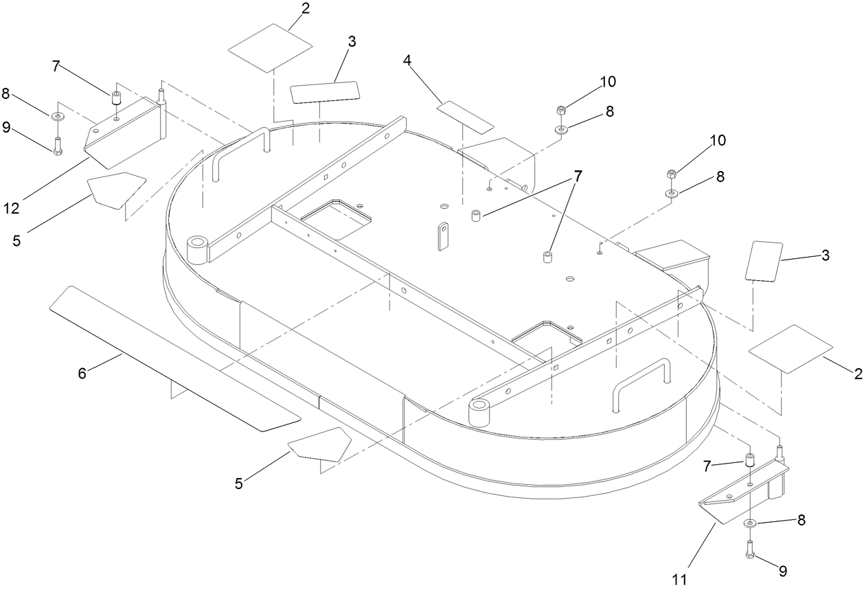 Deck W/Decals Assembly No. 142-2918