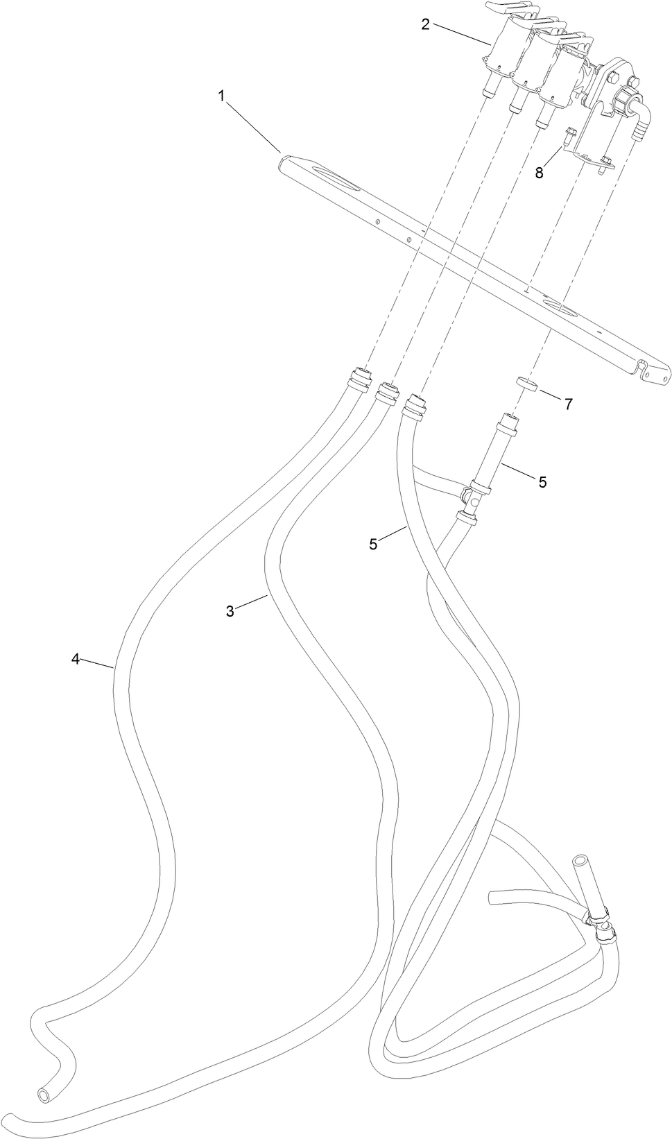 Control Valve Manifold and Hose Assembly