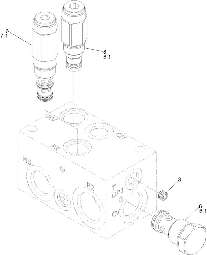 Traction Manifold Assembly No. 136-3341