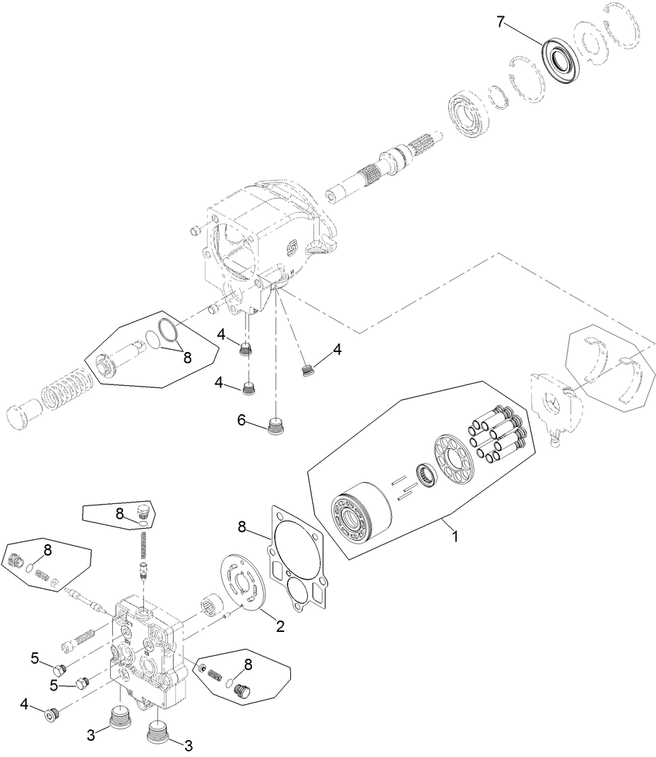 Rear Piston Motor No. 136-2938