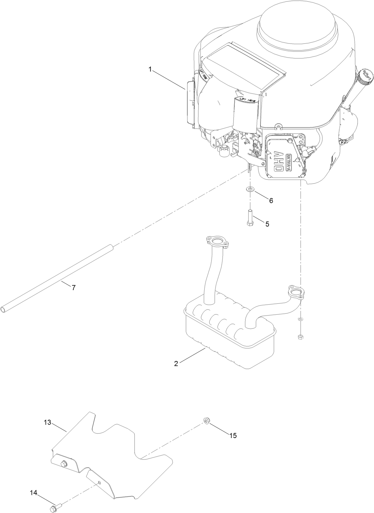 Engine and Blade Assembly