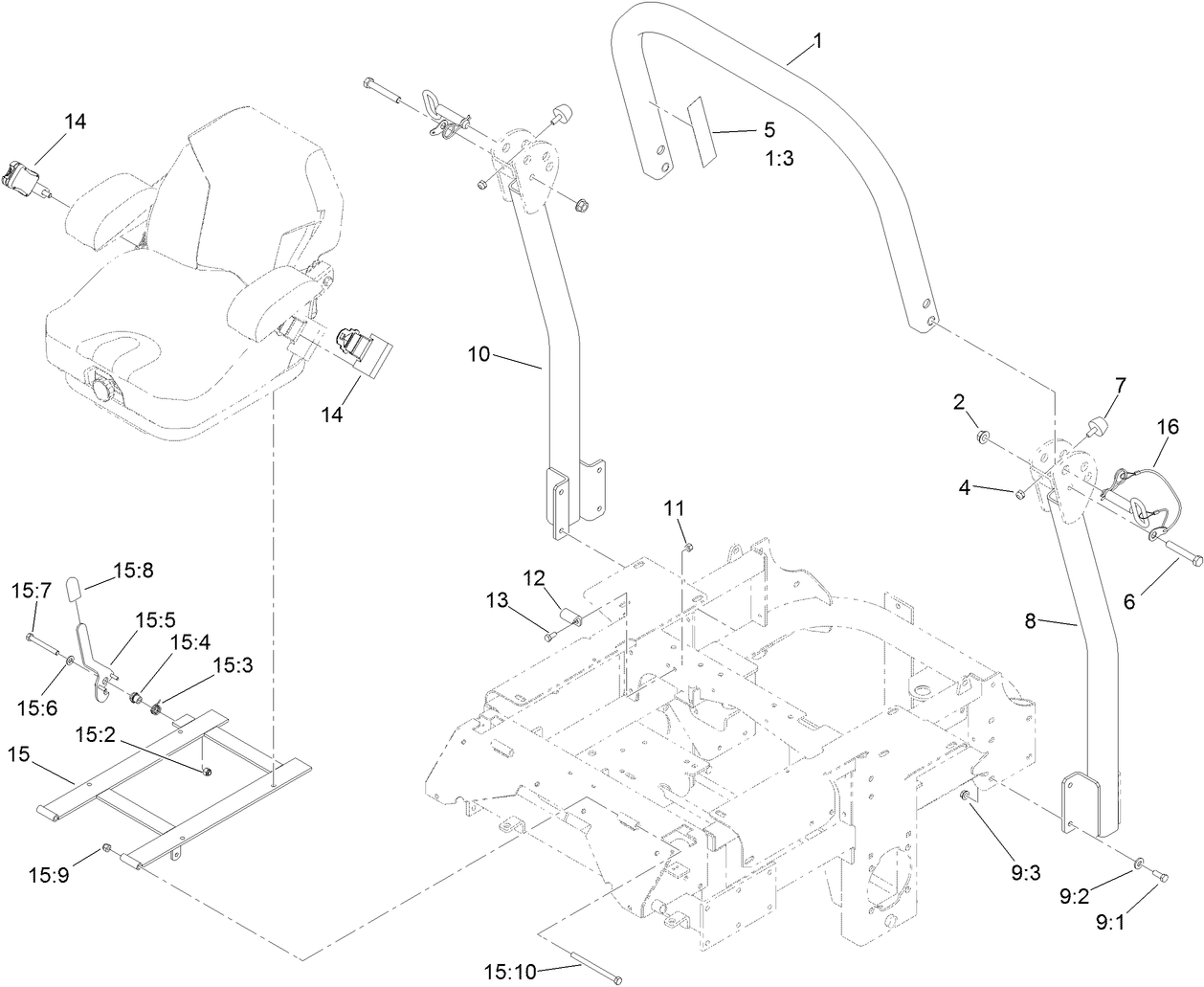 Roll-Over Protection System Assembly No. 117-3866