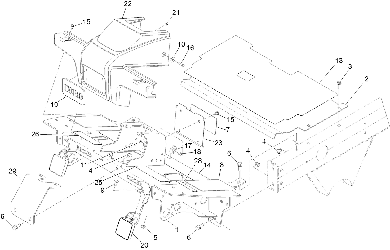 Operator Platform Assembly
