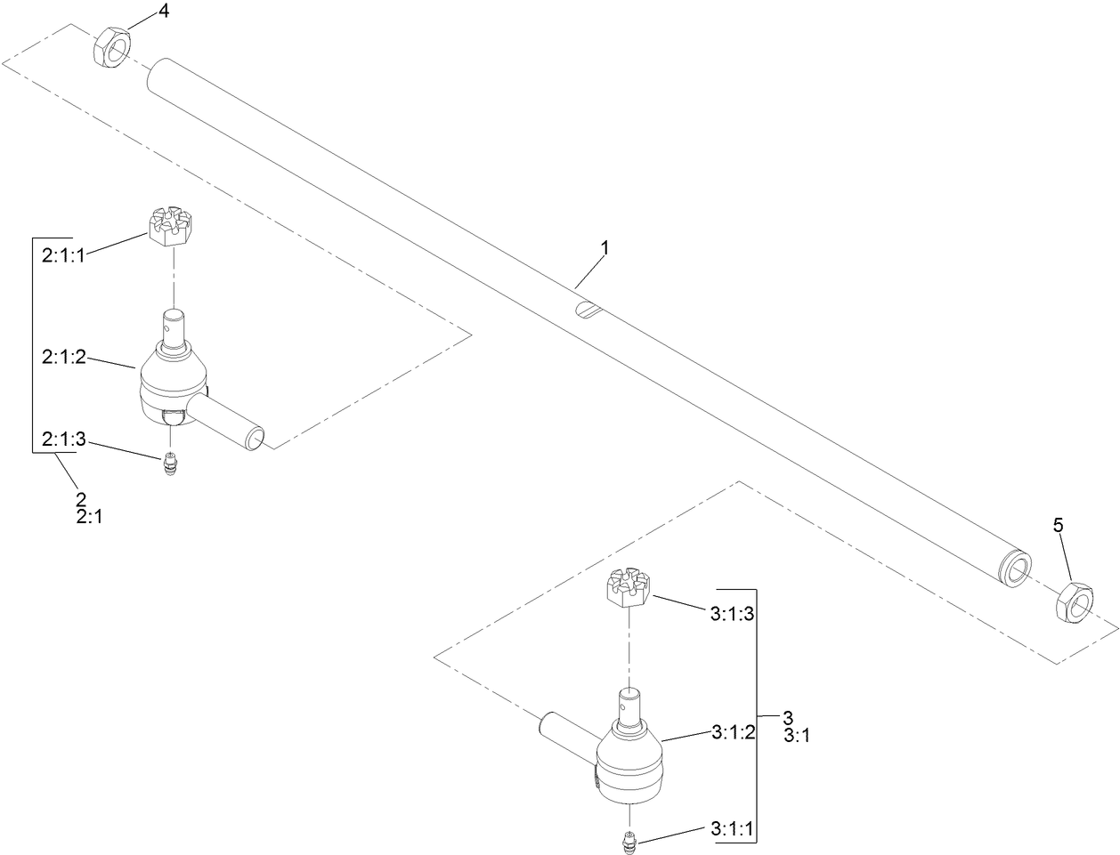 Tie Rod Assembly No. 110-5334-03