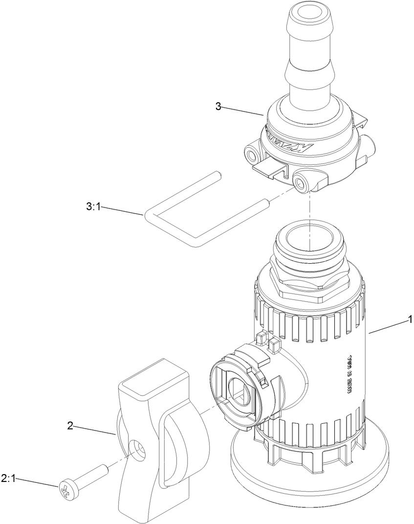 Hand Gun Valve Assembly No. 131-0260