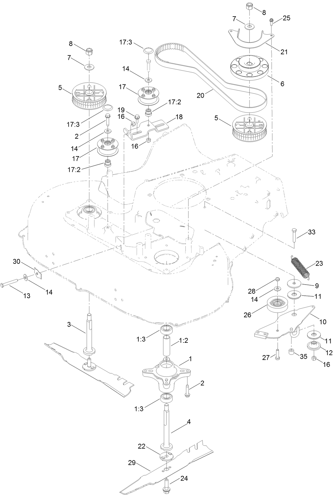 Spindle and Belt Assembly