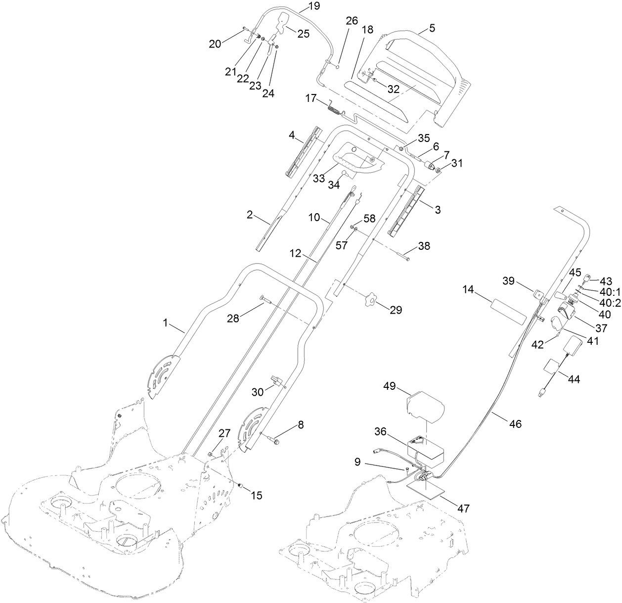 Handle and Electrical Assembly