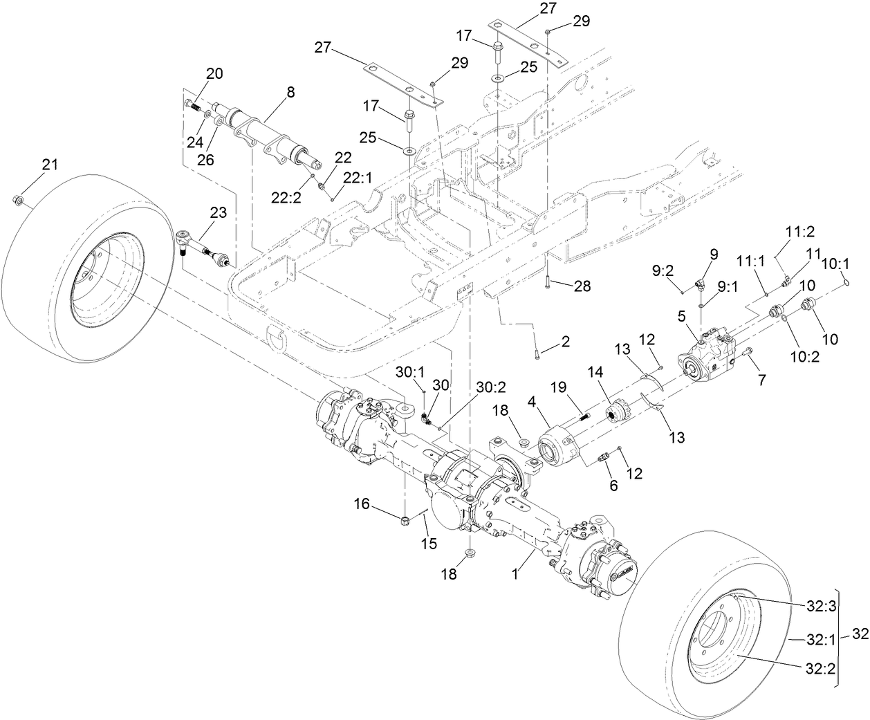 Front Axle Assembly