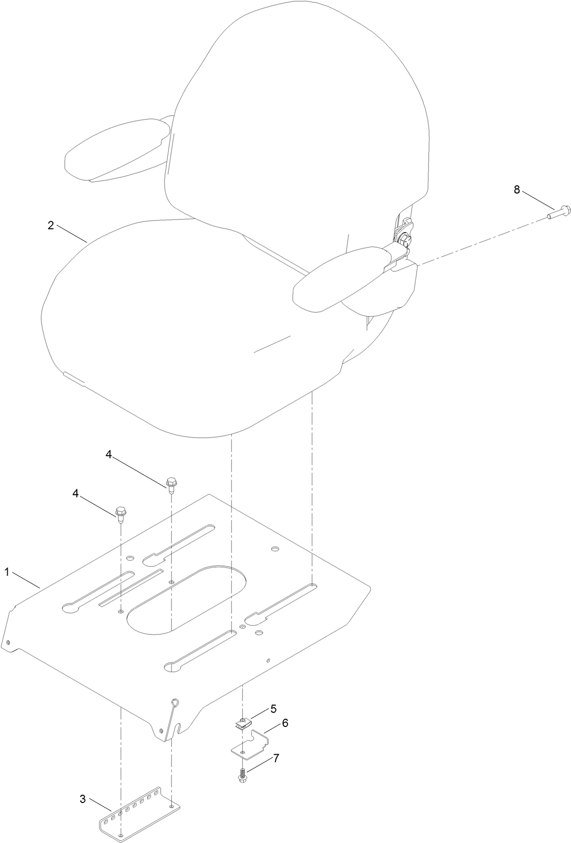 Deluxe Seat Kit Assembly No. 140-2057