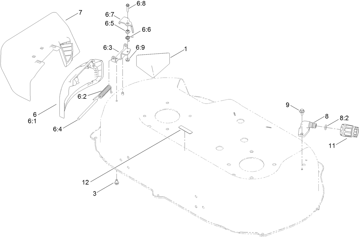 Side Discharge Chute Assembly