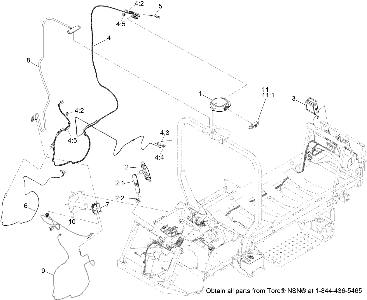 5800 Turf Sprayer  GeoLink CDMA Precision Spray System Assembly