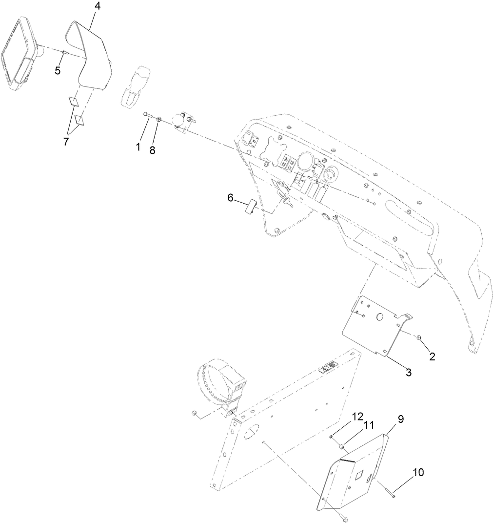 Display Cover and Modem Mount Bracket