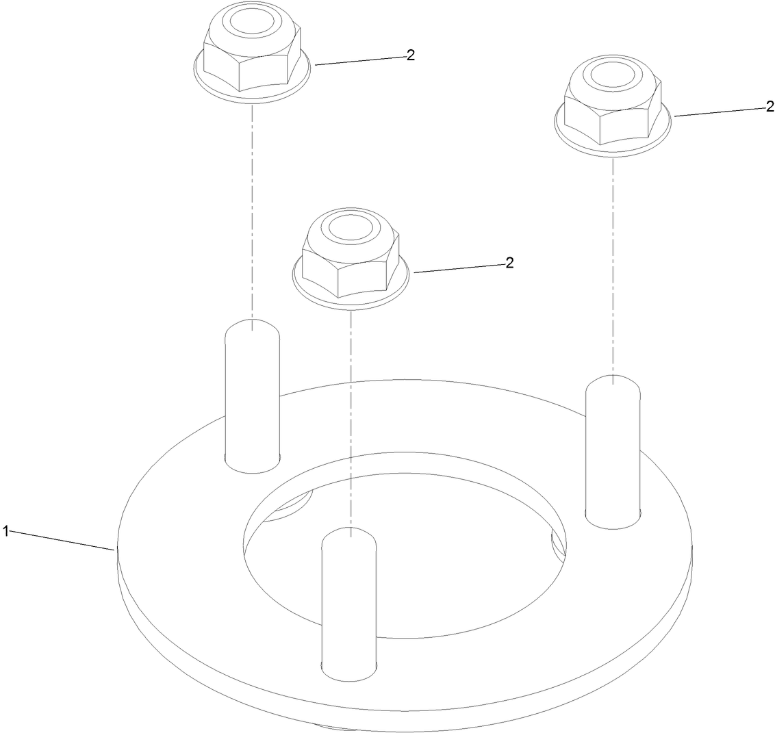 Aluminum Spindle Blower Adapter Assembly No. 140-4961
