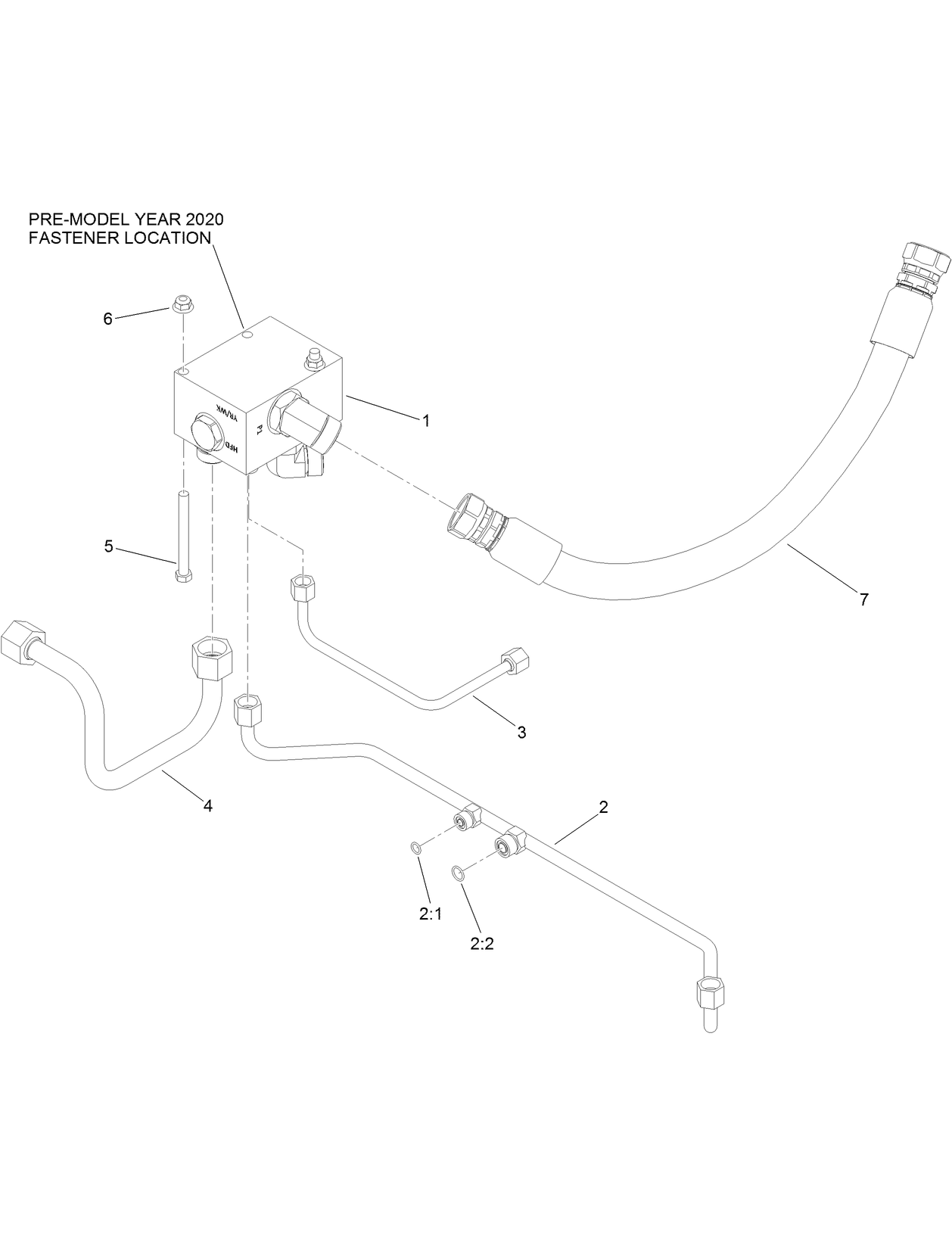 GM4500/4700 Automatic Flow Divider Assembly