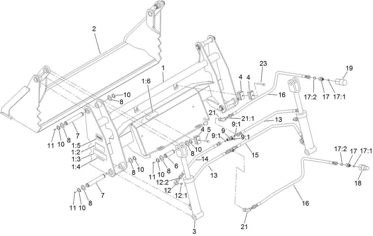 4-in-1 Bucket Assembly