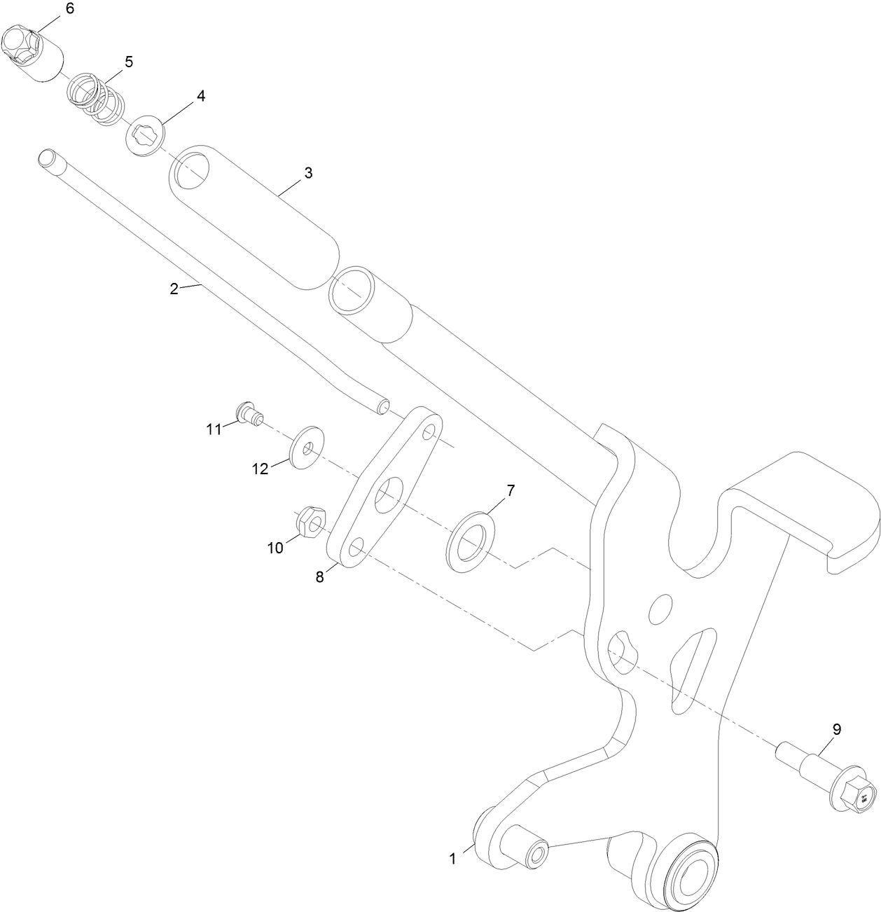 Height-of-Cut Lever Assembly No. 142-2579
