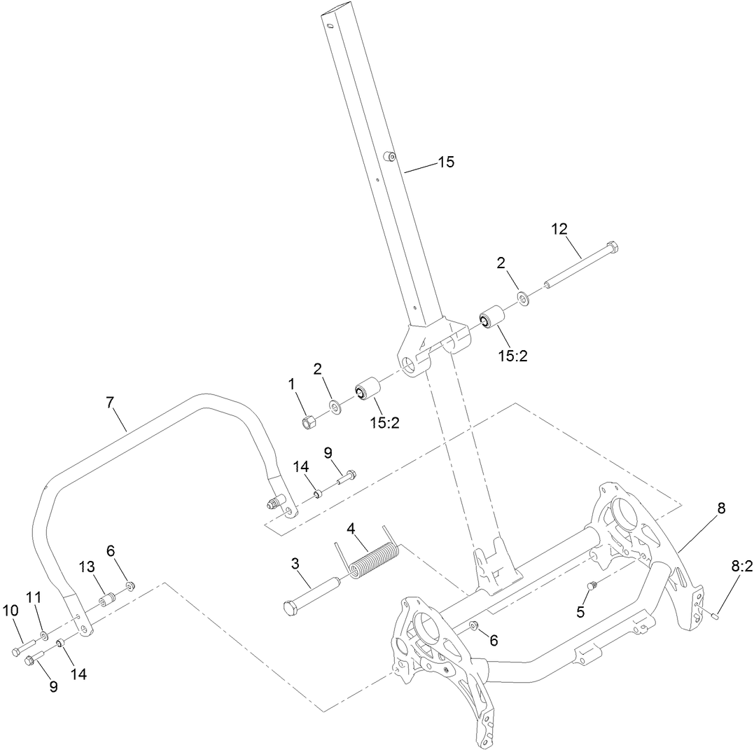 Frame and Handle Mount Assembly