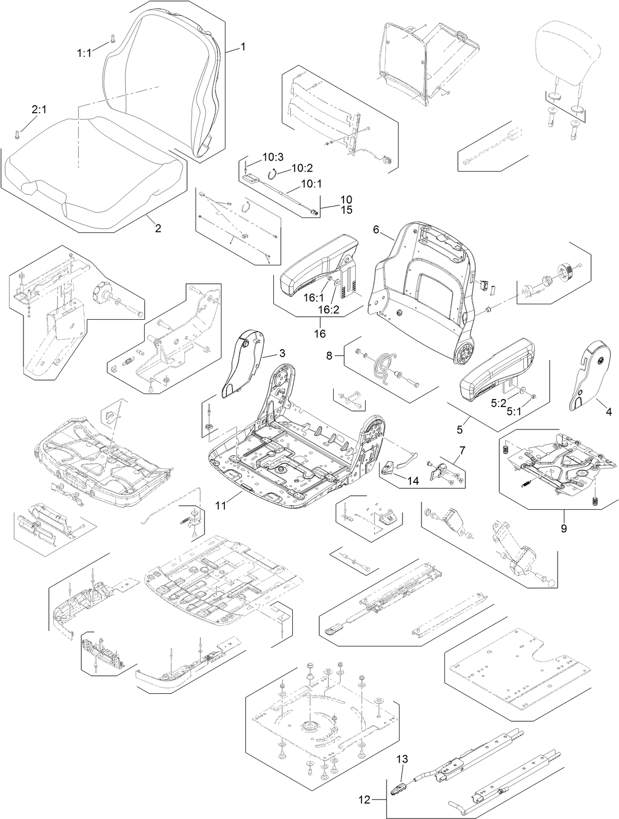 Premium Seat Assembly No. 138-3806