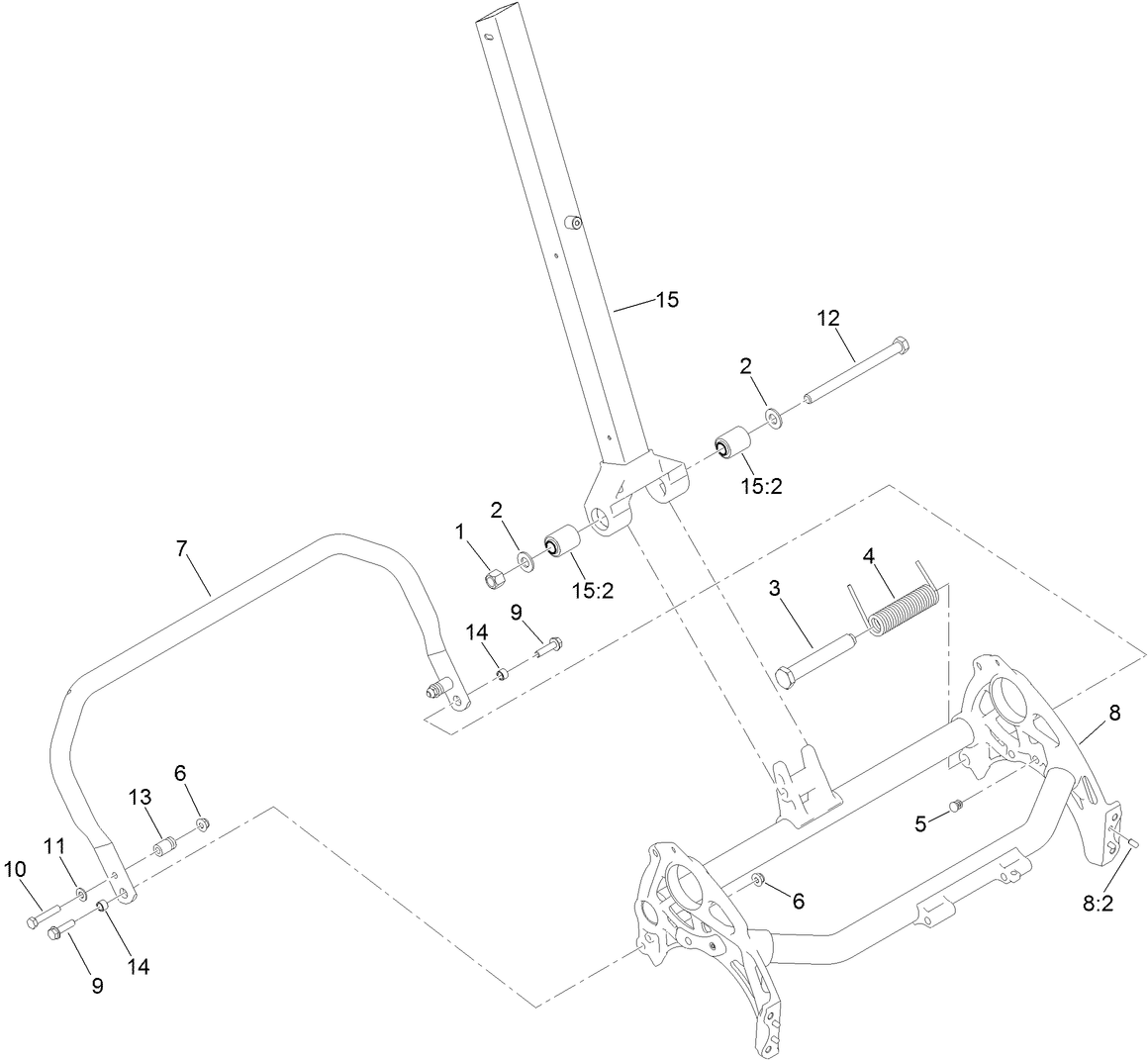 Frame and Handle Mount Assembly