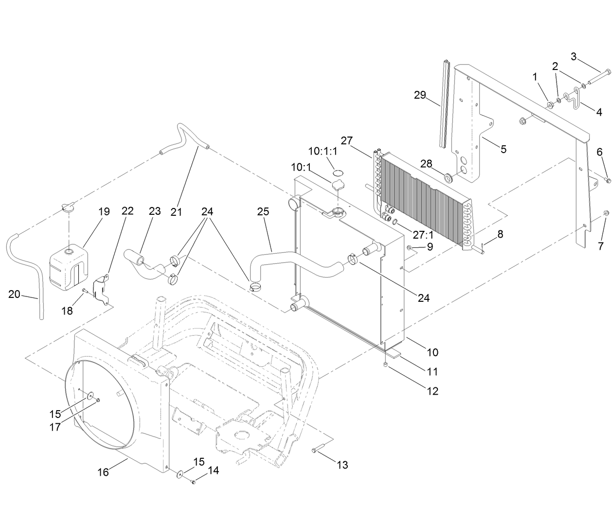 Radiator and Oil Cooler Assembly