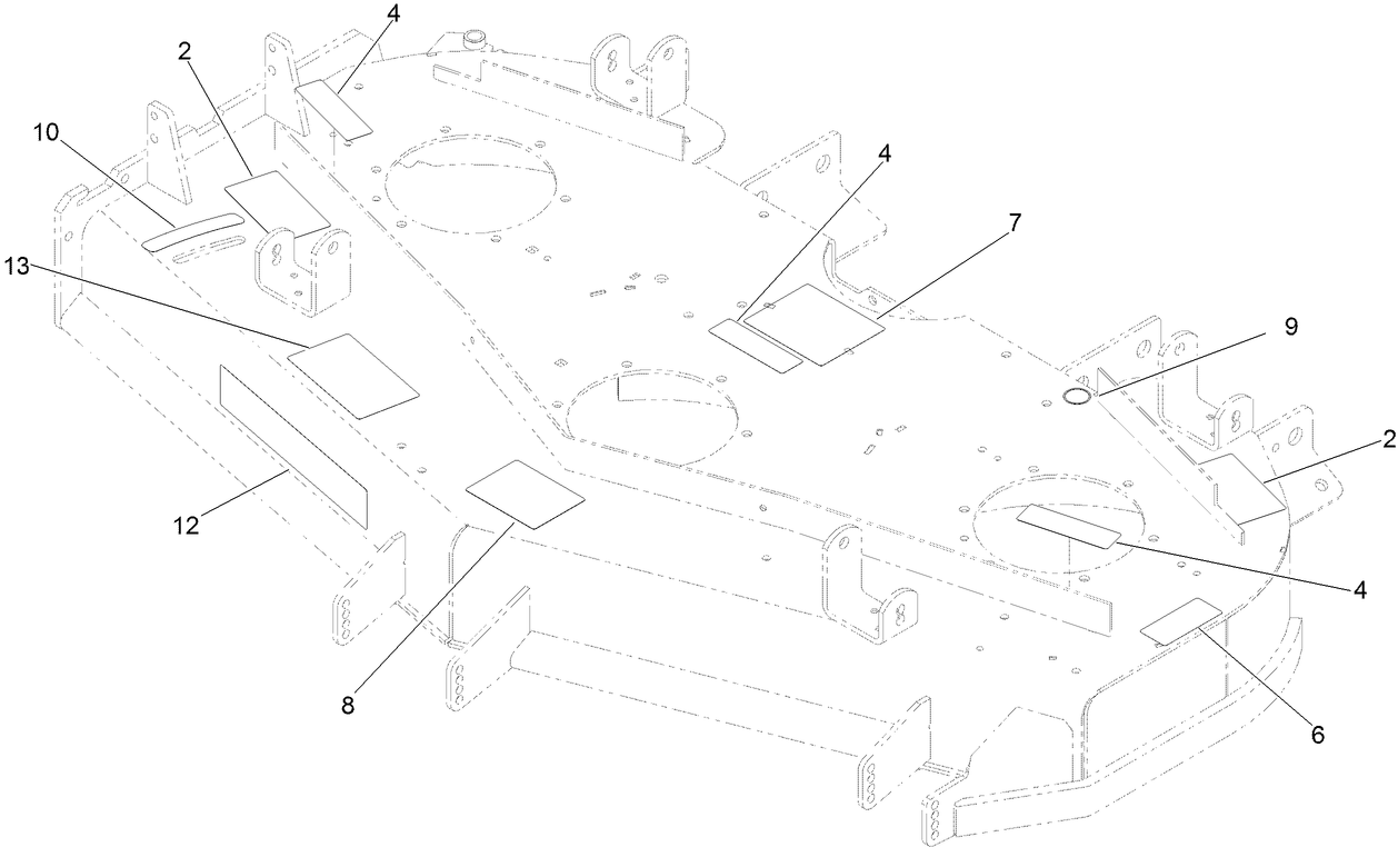 Deck Decal Assembly No. 140-0988