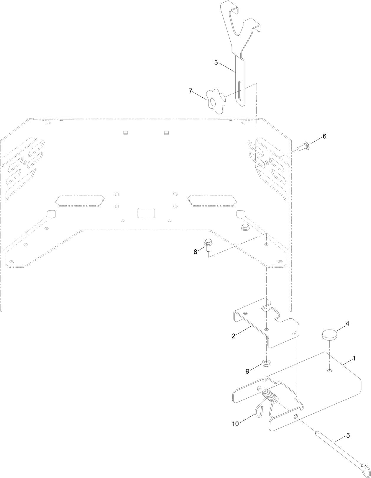 Bucket Mount Kit Assembly No. 140-2066