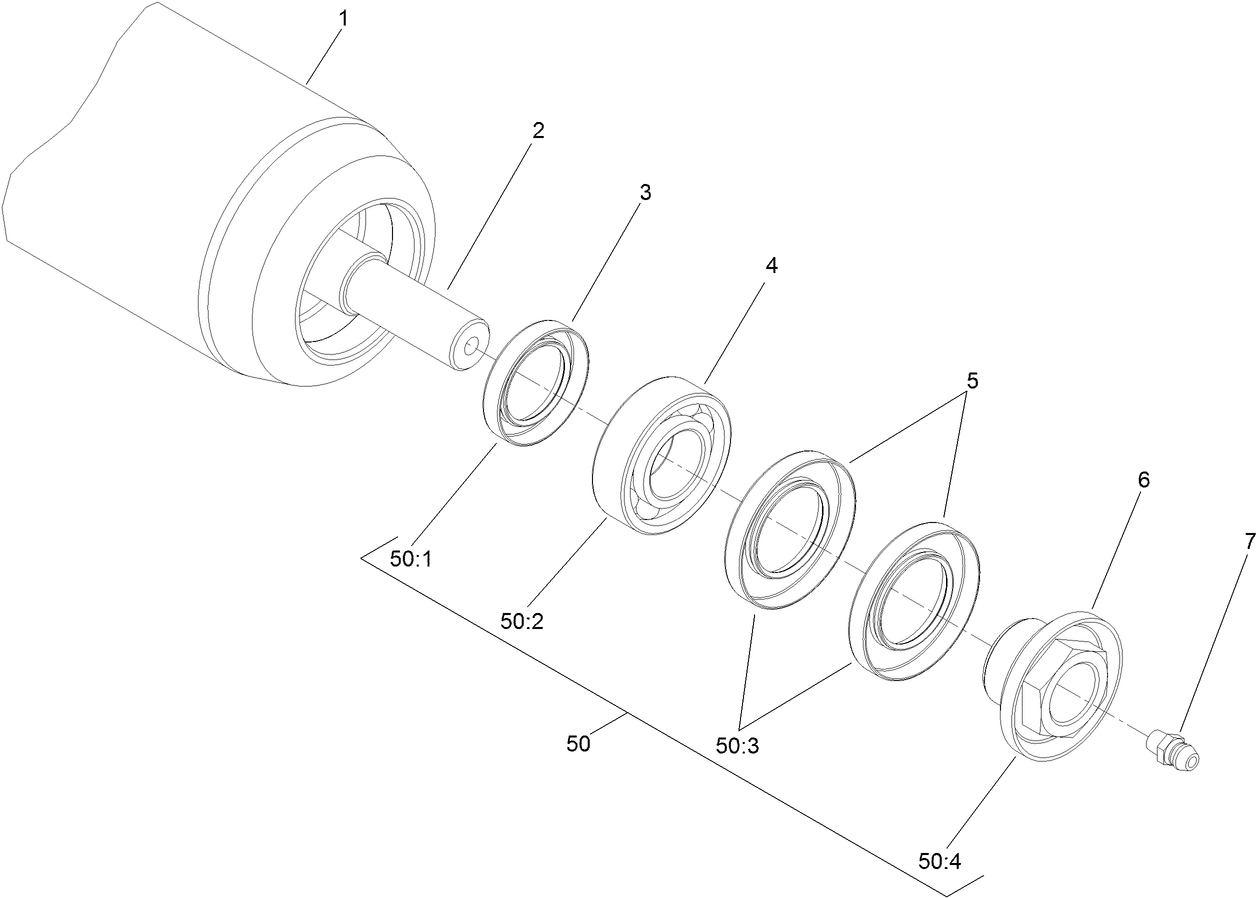 Optional Full Front Roller Assembly No. 137-6127