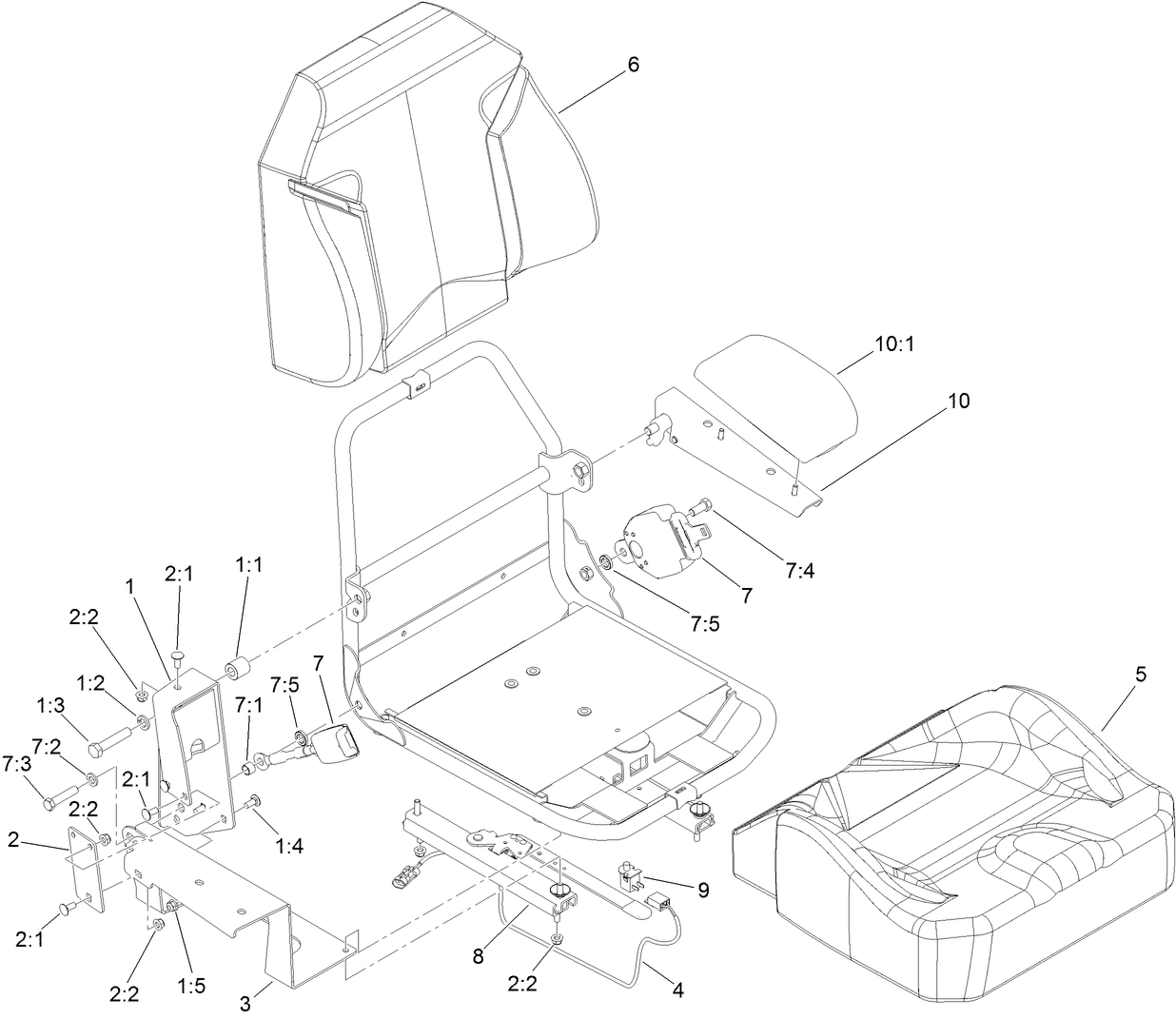 Standard Seat Assembly