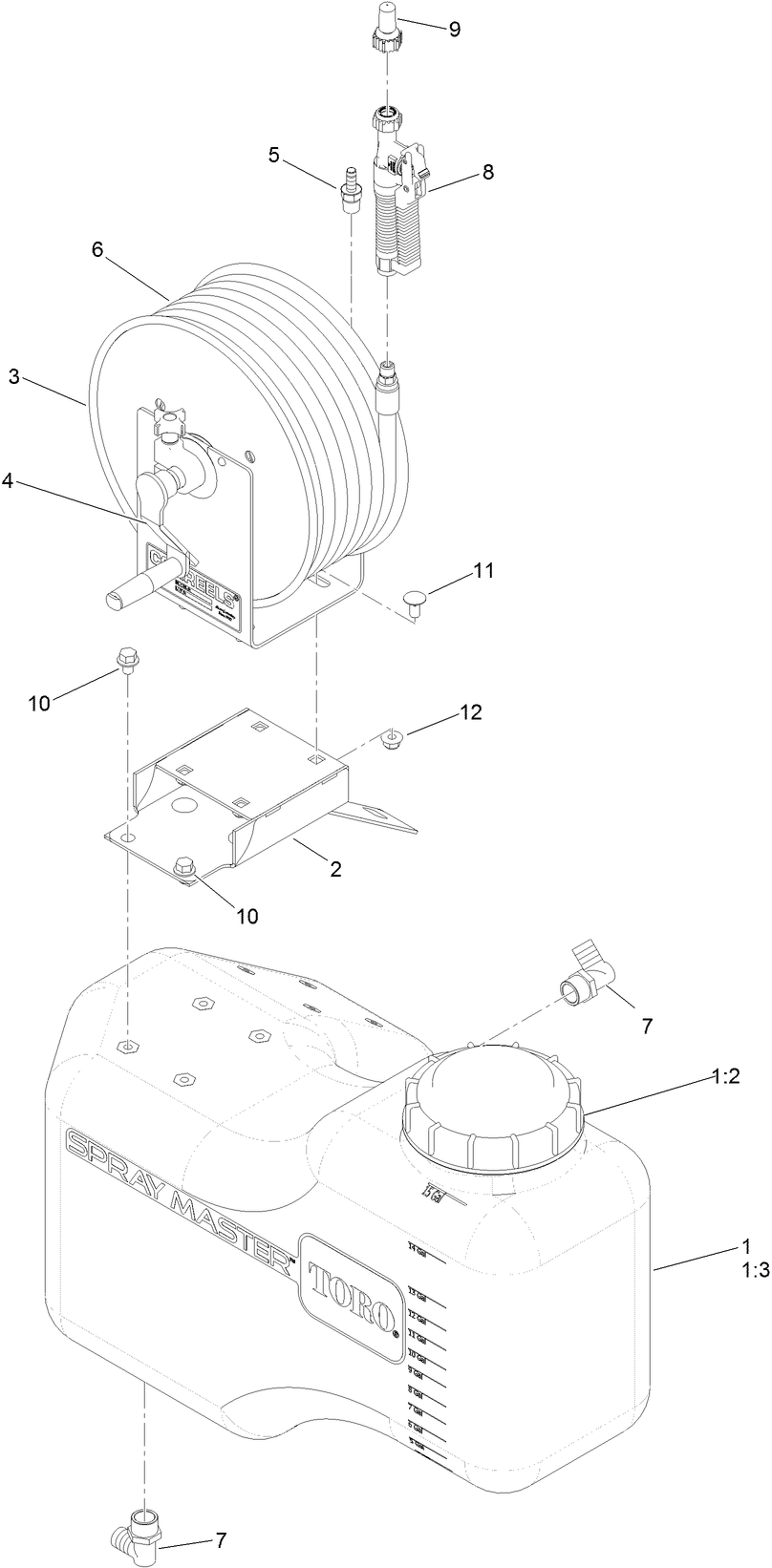 Tank Hose Reel Assembly